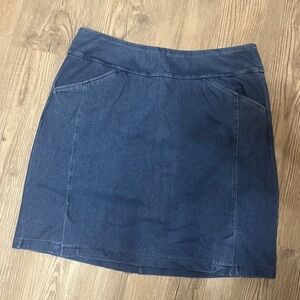 NWOT Stretch Denim Skort with Pockets